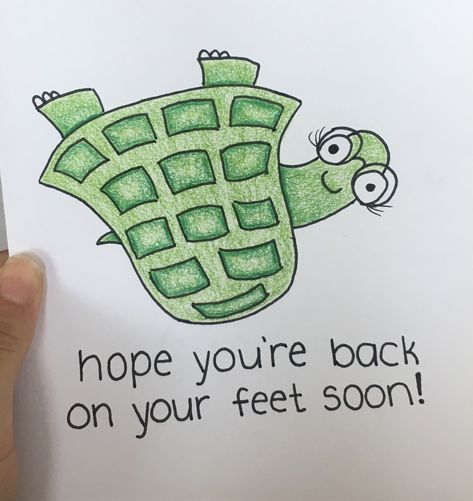 Cute Get Well Soon Quotes, Get Well Soon Cards Drawing, Funny Get Better Cards, Card Ideas Get Well Soon, Diy Get Better Soon Cards, Get Well Soon Diy Gifts, Cute Get Better Soon Cards, Get Well Soon Card Ideas After Surgery, Cute Get Well Soon Drawings