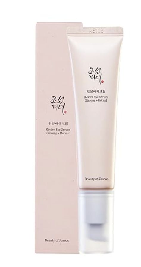 Beauty of Joseon's Revive Eye Serum is a retinal cream - stronger than retinol and perfect addition to your anti-aging routine. Beauty Of Joseon Retinal, Top Eye Creams, Skincare Korea, Beauty Of Joseon Revive Serum, Best Korean Eye Cream, Beauty Of Joseon Eye Cream, Beauty Of Joseon Eye Serum, Beauty Of Joseon Glow Serum Review, Korean Eye Cream