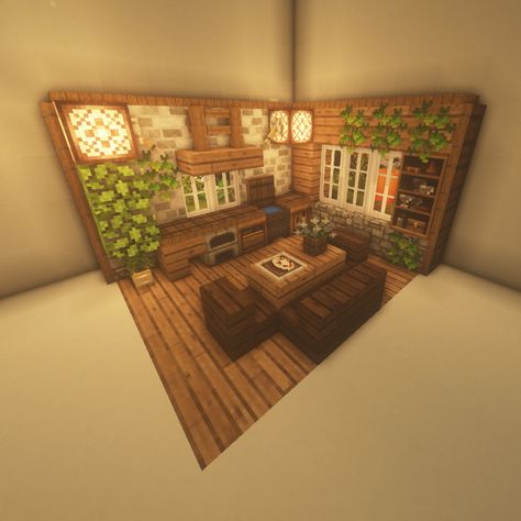 ˖⁺ ☁⋆ ୭ 🕊.⋆｡⋆༶⋆˙⊹ Cottagecore Minecraft, Minecraft Decoration, Natural Interior Design, Minecraft Mansion, Minecraft Interior, Minecraft House Ideas, Minecraft Interior Design, Bangunan Minecraft, Minecraft Farm