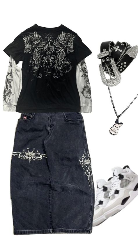 affliction? 🤩 Soft Affliction Style, Affliction Shirt Outfit, Affliction Clothing Women Outfits, Cool Emo Outfits, Affliction Style Girl, Affliction Outfits Girl, Emo Clothing Style, Tripp Clothes, Affliction Girl