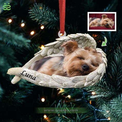 Dog Bone Clay Ornament | Personalized Pet Treat | Etsy#holidaypets #festivefurbabies #petloverchristmas #petchristmasornaments #pawfectornaments #adorableornaments Pet Memorial Ideas Dogs, Dog Angel, National Pet Day, Pet Treat, Pet Keepsake, Adoption Gifts, Holiday Trees, Christmas Pet, Customized Photo Gifts