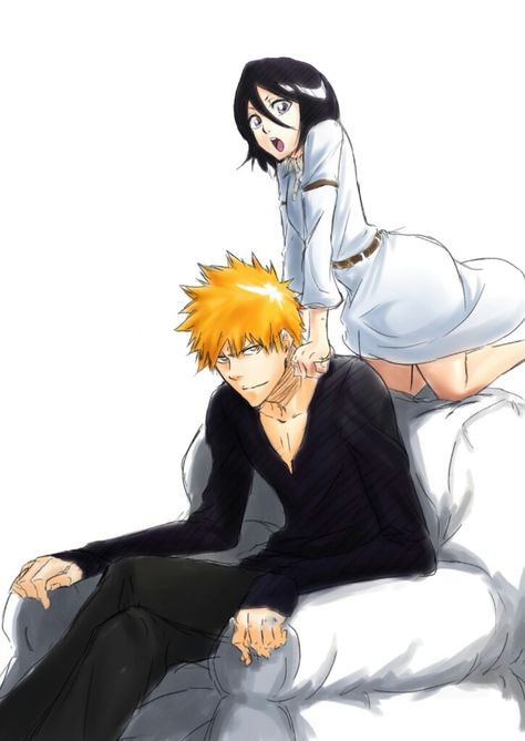 Bleach Ichigo And Rukia, Ichigo Kurosaki Wallpaper, Ichigo Manga, Ichigo X Rukia, Yoruichi Shihouin, Rukia Bleach, Bleach Rukia, Ichigo Y Rukia, Ichigo And Rukia