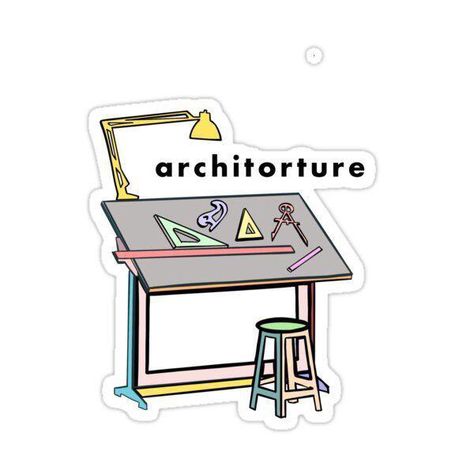 Graduation Greeting Cards, Funny Laptop Stickers, Presentation Board Design, Architect Logo, Sticker Design Inspiration, Adobe Photoshop Design, Preppy Stickers, Architecture Logo, Architecture Life