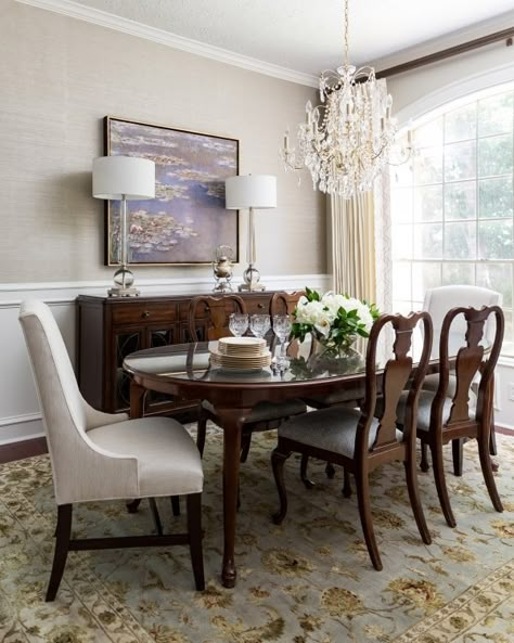 Project Reveal: Traditional and Timeless in The Woodlands 13 Dining Room Decor Traditional, Contemporary Dining Room Furniture, Dining Room Table And Chairs, Transitional Dining Room, Classic Dining Room, Dining Room Inspo, Traditional Dining Rooms, Traditional Dining Room, Traditional Dining