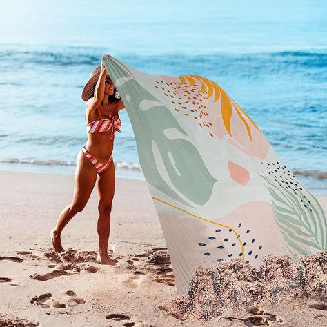 Waterproof Beach Blanket, 78''×86'' Large Sandproof Beach Travel Mat 1-4 Adults, Polyester Lightweight Foldable Durable Outdoor Picnic Blanket with 4 Stakes & 4 Corner Pockets for Grass, Park, Patio Beach Blanket Photoshoot, Beach Picnic Rug, Cute Picnic Blankets, Tan Blanket, Yellow Picnic Blanket, Waterproof Beach Blanket, Waterproof Blanket, Beach Towel Blanket, Outdoor Picnic