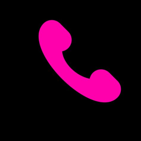 Hot Pink app icon created on Canva Magenta Icons For Apps, Black And Pink Ios Icons, Pink Imessage App Icon Aesthetic, Pink And Black Iphone Icons, Hot Pink Youtube Icon, Black And Pink Phone Icon, Black And Hot Pink App Icons, Hot Pink And Black Icons, Pink And Black Phone Icon