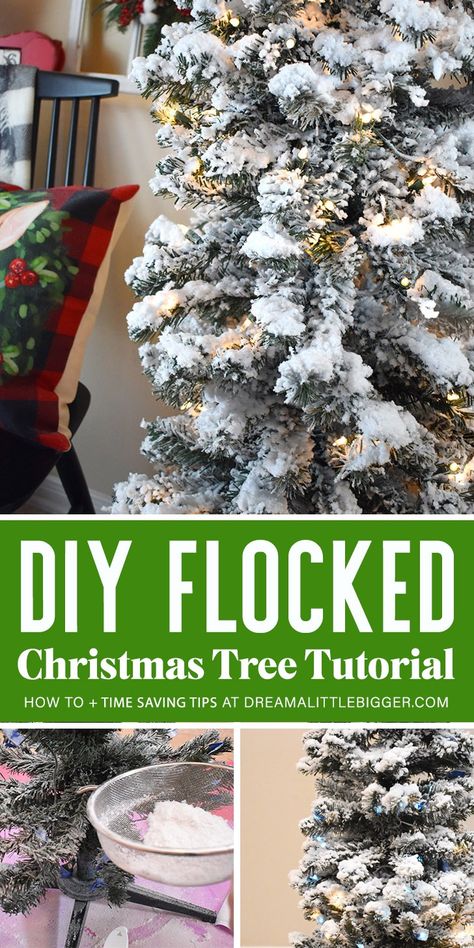 Christmas Tree Storage Bag, Fake Christmas Trees, Christmas Tree Storage, Flocked Trees, Artificial Christmas Trees, Diy Tree, Real Christmas Tree, Flocked Christmas Trees, Xmas Diy