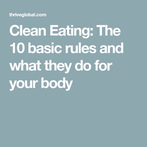 Clean Eating Rules For Beginners, Clean Eating Rules, The Last Meal, Why Try, Easy Clean Eating, Homemade Muesli, Natural Yogurt, Weight Los, Health Nutrition