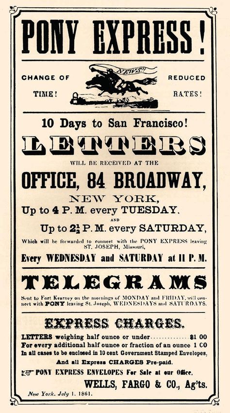 Near the Pony Express exhibit at the National Historic Trails Interpretive Center in Casper, Wyoming, the docent was asked, “Did Buffalo Bill actually ride the Pony Express?” The docent replied, “Well, Bill said he did.” Casper Wyoming, Rodeo Poster, Wild West Show, Western Posters, Vintage Calendar, History Posters, Pony Express, American Frontier, Letter Decor