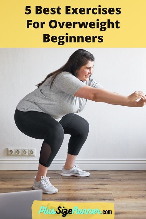 5 Best Exercises For Obese Beginners via @beginner2finisher Easy Workouts For Beginners, Obese Workout, Beginner Workout At Home, Workout Routines For Beginners, Fitness Home, Best Cardio Workout, Best Cardio, Plus Size Workout, Best Exercises