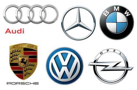 German car brands logos Car Logos With Names, All Car Logos, Sports Car Logos, Audi A, Car Brands Logos, Luxury Car Brands, Cars Brand, Car Repair Service, Diesel Cars