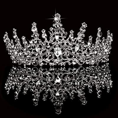 Crowns For Women, Crystal Wedding Tiaras, Glow Jewelry, Crown For Women, Silver Tiara, Bride Headband, Women Bride, Silver Headband, Royal Queen