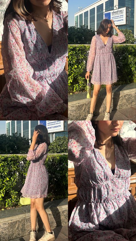 Short Frok Photo Poses, Aesthetic Frock Poses, Short Frock Photo Poses, Aesthetic Poses In One Piece Dress, Poses For Frock, Poses In Frock For Instagram, Frock Poses Photography, Frock Poses Photo Ideas, Frock Photoshoot Poses