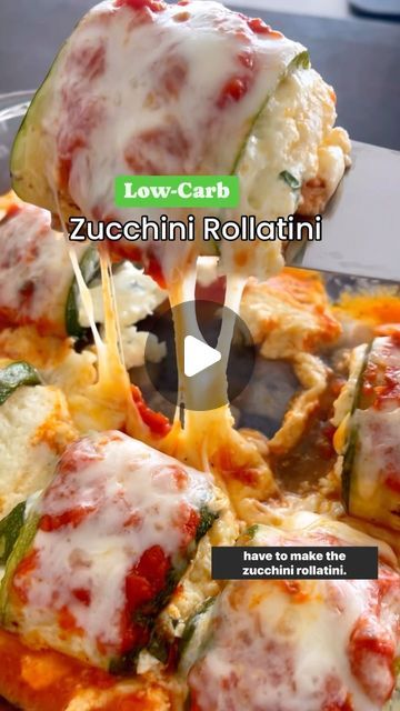 Gina Homolka - Healthy Recipes on Instagram: "Savoring every bite of this delicious zucchini rollatini! 🌿✨ (SAVE TO MAKE LATER)  ✨Comment “Zucchini Rollatini” to get the recipe!✨  Zucchini Rollatini is a delicious, low-carb, veggie-licious dish! Made with strips of grilled zucchini filled with a basil-cheese filling topped with marinara and melted mozzarella.   Ingredients  2 large  1/2 teaspoon kosher salt fresh black pepper, to taste 1 cup marinara sauce 1 large egg 2/3 cup part skim ricotta cheese, I like Polly-O 1/2 cup grated Pecorino Romano cheese, plus more for serving 1/4 cup chopped basil 1 garlic clove, minced 3/4 cup 3 oz shredded mozzarella (I like Polly-O)  See full recipe https://www.skinnytaste.com/zucchini-rollatini/   Find more healthy dinner ideas, gluten-free recipes an Zucchini Rollatini, Gina Homolka, Recipe Zucchini, Glutenfree Recipe, Healthy Dinner Ideas, Pecorino Romano Cheese, Zucchini Recipe, Bake Zucchini, Pecorino Romano