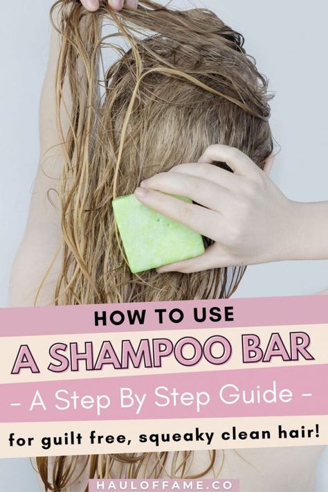 Wondering how to reduce your carbon footprint when it comes to washing your hair? Looking to upgrade your shower routine with more environmentally friendly, sustainable and natural products? Let's start with the first step of any shower routine and thats shampoo! Here's everything you need to know about how to use a shampoo bar + helpful tips and our top pick bar shampoos for all hair types and concerns too (including oily hair, curly hair etc). How to use bar shampoo | How to use shampoo bars Shower Products To Smell Good, Products For Damaged Hair, Bar Shampoo, Natural Shampoo Bar, Washing Your Hair, Hair Care Remedies, Reduce Your Carbon Footprint, Best Hair Care Products, Shampoo Bars