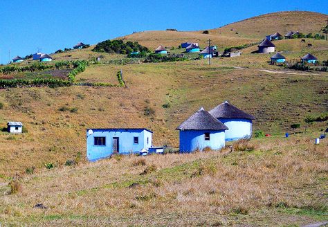 Transkei Huts near Coffee Bay, South Africa Coffee Bay, South Africa Road Trips, City Streets Photography, Home Themes, Eastern Cape, African Travel, Breathtaking Places, Southern Africa, Africa Travel