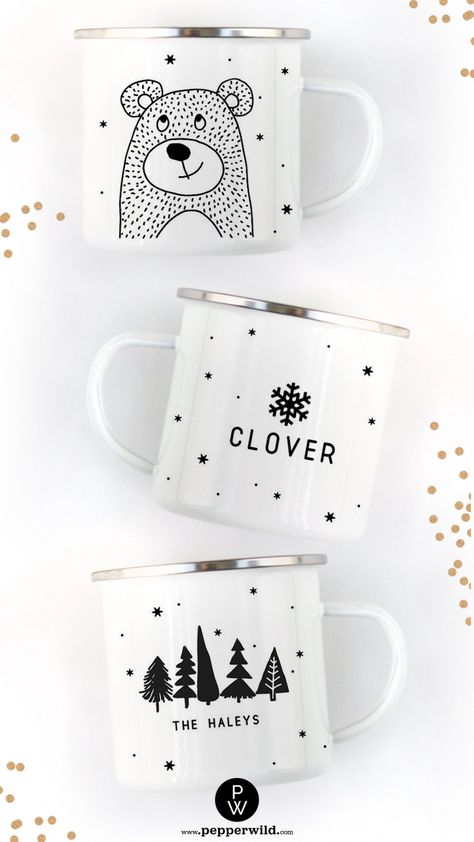 Best Selling Christmas Mugs for Kids 2021 | Pepperwild Christmas Mug Design Ideas, Fun Mugs Designs, Christmas Mug Designs, Christmas Cup Designs, Cricut Mug Ideas, Kids Christmas Mugs, Christmas Mug Gift Ideas, Xmas Mugs, Hot Chocolate Cups