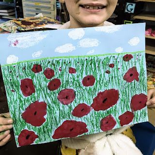 Elements of the Art Room: 1st and 2nd Veterans Day Poppies Veterans Day Poppies, Veterans Day Art Projects, Veterans Day Art, Veterans Day Poppy, 2nd Grade Art, School Painting, Elementary Art Projects, Elementary Art, Veterans Day