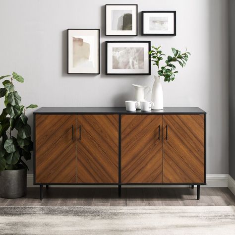 Aminatou 58" Wide Sideboard Buffet Tv, Buffet Stand, Laminate Doors, Storage Console, Wide Sideboard, Buffet Sideboard, Modern Sideboard, Accent Doors, Countertop Materials