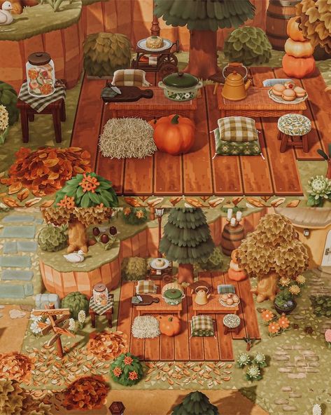 Cottagecore Animals, Cottagecore Animal Crossing, Fall Cottagecore, Cottagecore Fall, Acnh Cottagecore, Autumn Animals, Fall City, Animal Crossing Wild World, Island Theme