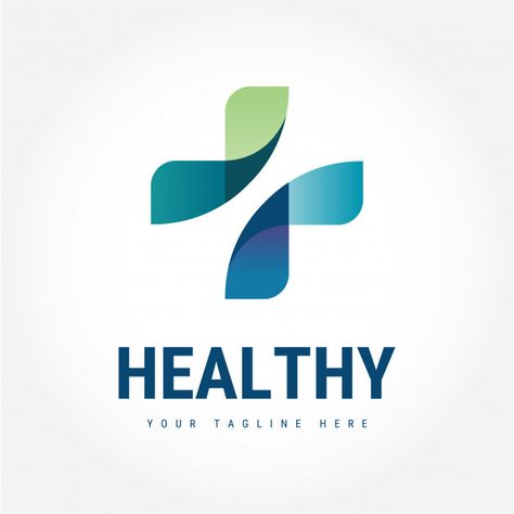 Healthy logo Premium Vector | Premium Vector #Freepik #vector #logo #design #icon #logo-design Logo Hospital, Health Logo Design, Medical Logos, Dr Logo, Desain Ux, Healthy Logo, Hospital Logo, Logo Design Health, Logo Generator