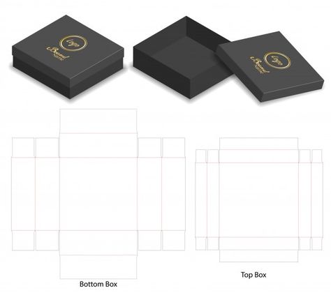 Box Packaging Templates, Packaging Die Cut, Paper Box Diy, Packaging Template Design, Packaging Template, Box Packaging Design, Box Patterns, Banner Template Design, Diy Gift Box