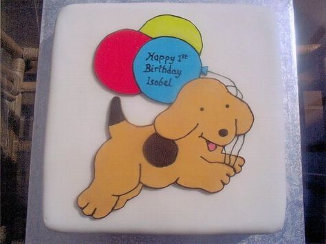 Spot the Dog cake by Keri's Cakes, via Flickr Spot The Dog, Dog Cake, Fondant Icing, Happy 1st Birthdays, Cake Cover, Baby Birthday Party, 1st Birthdays, Birthday Cake Kids, Sponge Cake