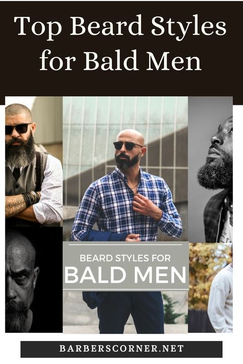 Top Beard Styles for Bald Men to Slay in 2023 Beard Styles For Bald Men, Styles For Bald Men, Grow A Beard, Well Groomed Beard, Bald With Beard, Viking Beard, Bald Man, Beard Styles For Men, Bald Head