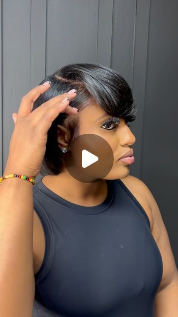 Angel | Silk Press Specialist 🌱 on Instagram: "Silk Press x Cut 🥰 summers almost here is your hair summer ready ??  Mua : @armanikimia 🎨   #clevelandhairstylist  #silkpressmaster #clevelandsilkpress #healthyhair #naturalhair #216hair #clevelandhair216 #216stylist #silkpress #ohiohairstylist  #flatiron #teamnatural #naturalhair #naturalhairstyles #akronhairstylist #columbushairstylist #daytonhairstylist #toledohairstylist #silkpresscleveland #flatiron #bobhaircut   •  • Link in for bio appointments 💕" Pressed Out Hairstyles Short, Silk Press On Natural Hair Short, Short Press And Curl Natural Hair Black Women, Slik Press Curled, Short Silk Press Bob, Silkpress Hairstyles For Black Women, Silk Press Hairstyles Short Hair, Silk Press Shorthair, Slik Press For Black Women Hairstyles