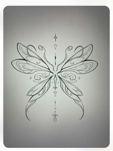 Tattoo Brazo Mujer, Fairy Wing Tattoos, Butterfly Wing Tattoo, Small Pretty Tattoos, Cute Tiny Tattoos, Dope Tattoos For Women, Fairy Tattoo, Classy Tattoos, Discreet Tattoos