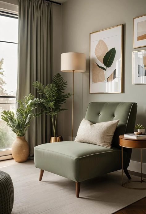 Green Cream Bedroom, Sage Green And Cream Bedroom, Sage Green Dresser, Green And Cream Bedroom, Sensual Bedroom, Cream Bedroom Ideas, Sage Green Living Room, Cream Bedroom, Sage Green And Cream