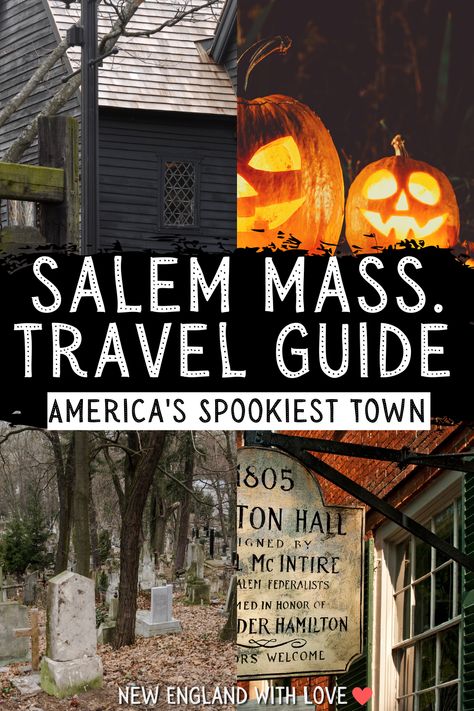 Salem Massachusetts Travel, Things To Do In Salem, Salem Halloween, Boston Vacation, Best Place To Visit, Salem Mass, Massachusetts Travel, Halloween Travel, New England Road Trip