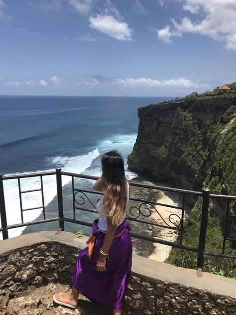 Uluwatu temple Bali Indonesia woman girl dress swimwear outfit style beach life @fomalhaut_b7 Temple Bali, Uluwatu Temple, Dress Swimwear, Outfit Style, Swimwear Outfit, Fjallraven Kanken Backpack, Longchamp Le Pliage, Girl Dress, Beach Life