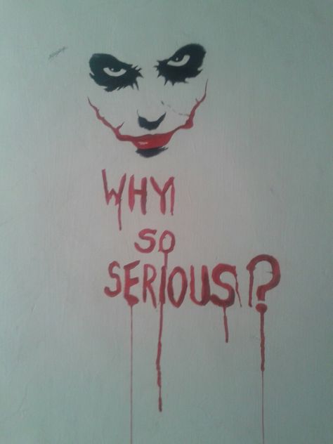 #Joker #Wall Paint Hasan Abi, Joker Wall Art, Joker Painting, Painting Canvases, Wall Paint, Wall Art Painting, Wall Painting, Art Painting, Marvel