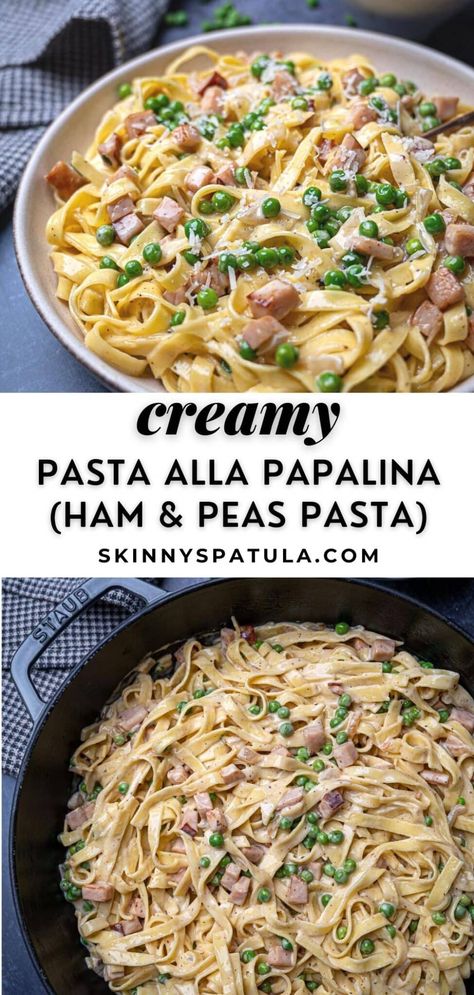 Ham And Pasta Recipes, Ham And Peas Pasta, Ham Pasta Recipes, Ham Peas And Pasta, Pasta Ham, Ham And Peas, Peas Pasta, Ham Pasta, Pasta With Peas