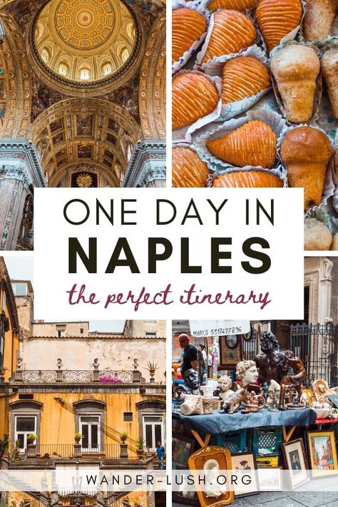 The best things to see, do and eat in Naples, Italy. A quick Naples itinerary for a short trip to Napoli. #Naples #Italy | Things to do in Naples | Naples pizza | Naples Italy photography | Naples food market Naples Itinerary, Things To Do In Naples, Italy Trip Planning, Napoli Italy, Things To Do In Italy, Best Of Italy, Italy Itinerary, Mediterranean Cruise, Italy Travel Tips