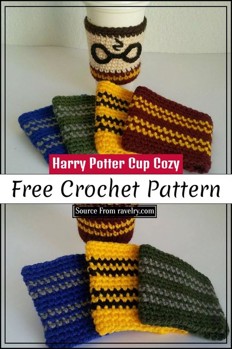 Crochet Cozy Free Pattern, Circus Crochet, Coffee Sleeve Pattern, Crochet Cozies, Cup Cozy Crochet, Coffee Cozy Pattern, Cup Cozy Crochet Pattern, Mug Cozy Pattern, Mug Cover