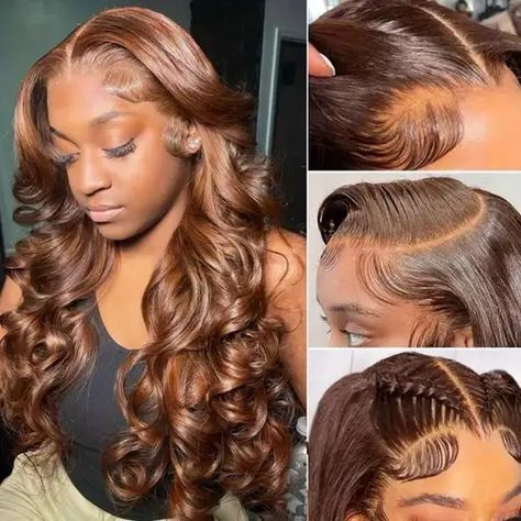 Curled Wig, Body Wave Lace Front Wig, Wave Lace Front Wig, Red Wig, Style Wig, Loose Waves Hair, Glueless Wigs, Waves Curls, Red Wigs