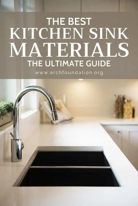 The 9 Best Kitchen Sink Materials: The Ultimate Guide Kitchen Sink With Quartz Countertop, Kitchen Sink Composite, Under Counter Kitchen Sink, Kitchen Sink Materials, Sink Options Kitchen, Kitchen Sinks Ideas Undermount, Kohler Sink Kitchen, Under Counter Sink Kitchen, Kitchen Sink Ideas 2023