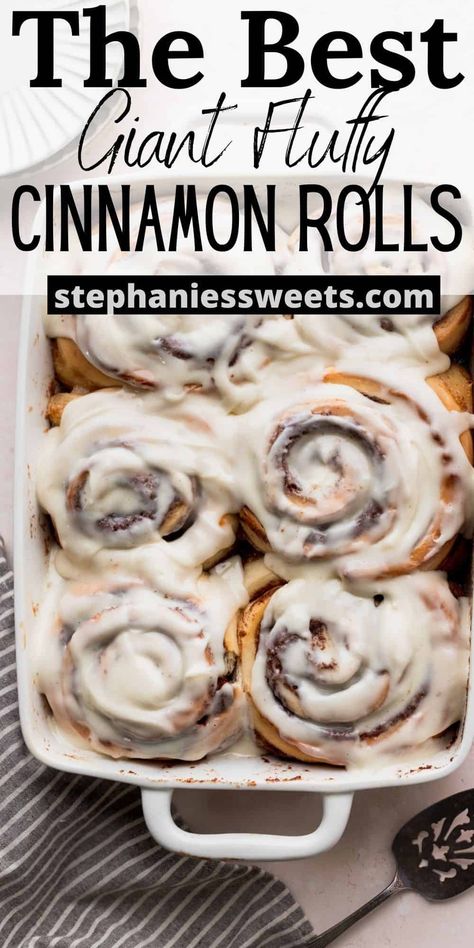 Rhodes Cinnamon Rolls, Giant Cinnamon Rolls, Cinnabon Recipe, Cinnamon Filling, Rolls Homemade, Cinnamon Roll Recipe Homemade, Fluffy Cinnamon Rolls, Vegan Cinnamon Rolls, Best Cinnamon Rolls