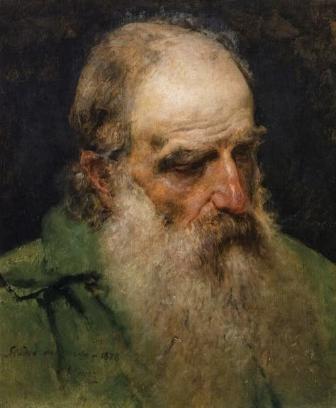 Ilya Repin, Old Man Portrait, Neoclassical Art, Art Alevel, Portraiture Painting, Rennaissance Art, Big Eyes Art, Historical Painting, William Turner