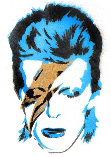 Bowie aladin sane Aladin Sane, David Bowie Art, Bowie Art, Modern Art Paintings Abstract, Ziggy Stardust, Modern Art Paintings, Art Abstrait, David Bowie, Ink Art