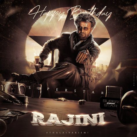 The Only One, Super One! 💪 The one and only #SuperstarRajinikanth ⭐ Happy Birthday, Thalaivaa ❤🎂 #HBDSuperstarRajinikanth #HappyBirthdaySuperstarRajinikanth #HBDRajinikanth #HappyBirthdayRajinikanth Happy Birthday Rajinikanth, Birthday Needs, Superstar Rajinikanth, Happy 2nd Birthday, Son In Law, Film Art, I Want Him, Birthday Images, New Details