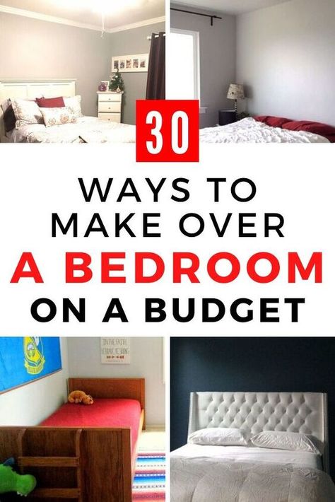 Diy Bedroom Makeover, Cheap Bedroom Makeover, Bedroom Upgrades, Budget Bedroom Makeover, Kids Bedroom Makeover, Small Bedroom Makeover, Bedroom Makeover Ideas, Cheap Rooms, Bedroom Upgrade