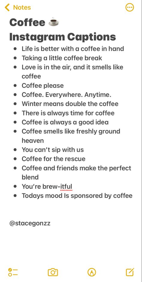 Coffee Instagram captions Taken Captions Instagram, Coffee And Food Captions, Coffee Captain For Instagram, Instagram Caption Coffee, Instagram Bio Ideas Coffee, Coffee Date Captions Instagram Story, Coffee Bio Instagram, Coffee Picture Captions, Coffee Insta Captions