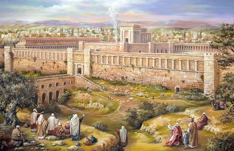 Jew Aesthetic, Beit Hamikdash, Third Temple, Jewish Temple, The Great I Am, Jewish Heritage, Bible Images, Prophetic Art, Jewish History