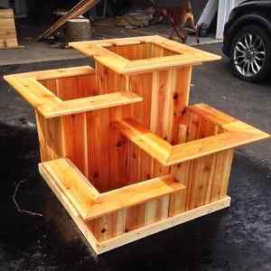 Multi-Tiered Cedar Planter / Cedar Rectangular Planter Box Ottawa Ottawa / Gatineau Area image 1 Rectangular Planter Box, Cedar Planters, Rectangular Planters, Have Inspiration, Planter Box, Garden Boxes, Backyard Projects, Planter Boxes, Raised Garden Beds