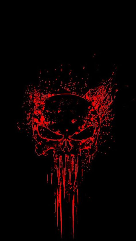 Black Punisher, Punisher Wallpaper, Girly M Wallpapers, Punisher Artwork, Punisher Art, Bulls Wallpaper, Punisher Logo, Android Wallpaper Black, Castle Tattoo