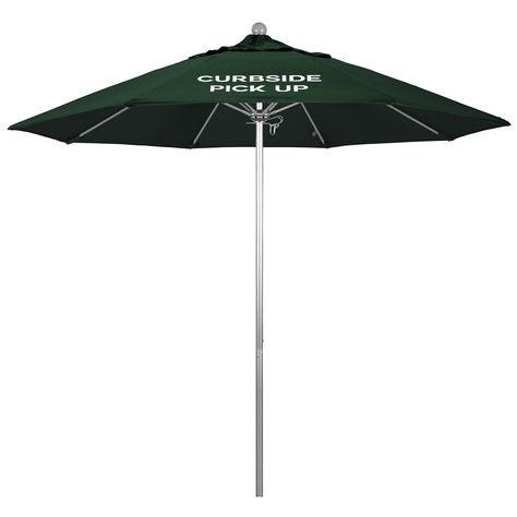 Curbside pickup logo design is perfect for to-go restaurants that also have outdoor seating. These commercial grade patio umbrellas feature Sunbrella canopies! Up Logo, Outdoor Umbrellas, Umbrella Cover, Outdoor Patio Space, Table Umbrella, Patio Shade, Restaurant Logo, Fabric Pictures, Outdoor Restaurant