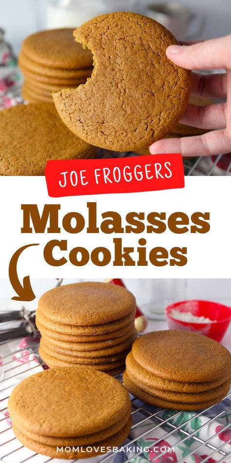 Old Fashioned Molasses Cookies Soft, Easy Molasses Cookies, Cookies Molasses, 100 Cookies Recipe, Old Fashioned Molasses Cookies, Molasses Cookie, Molasses Recipes, Chewy Molasses Cookies, Molasses Cookies Recipe